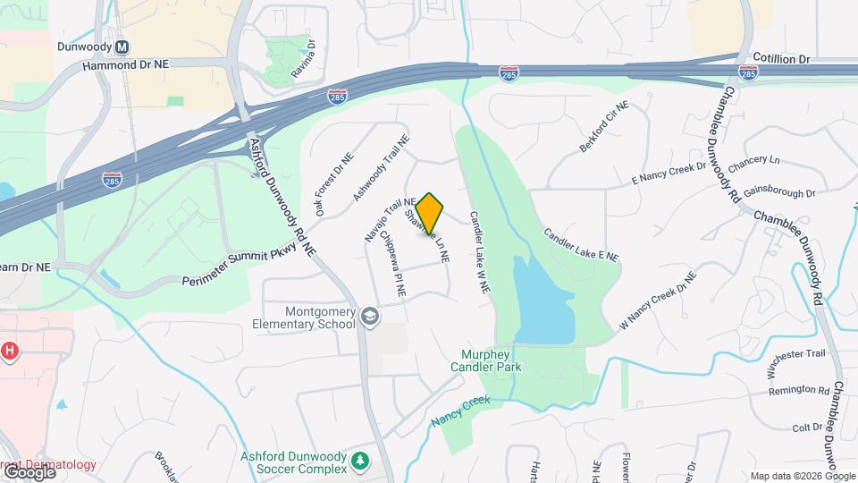 4100 Shawnee Ln NE Map and Location Details