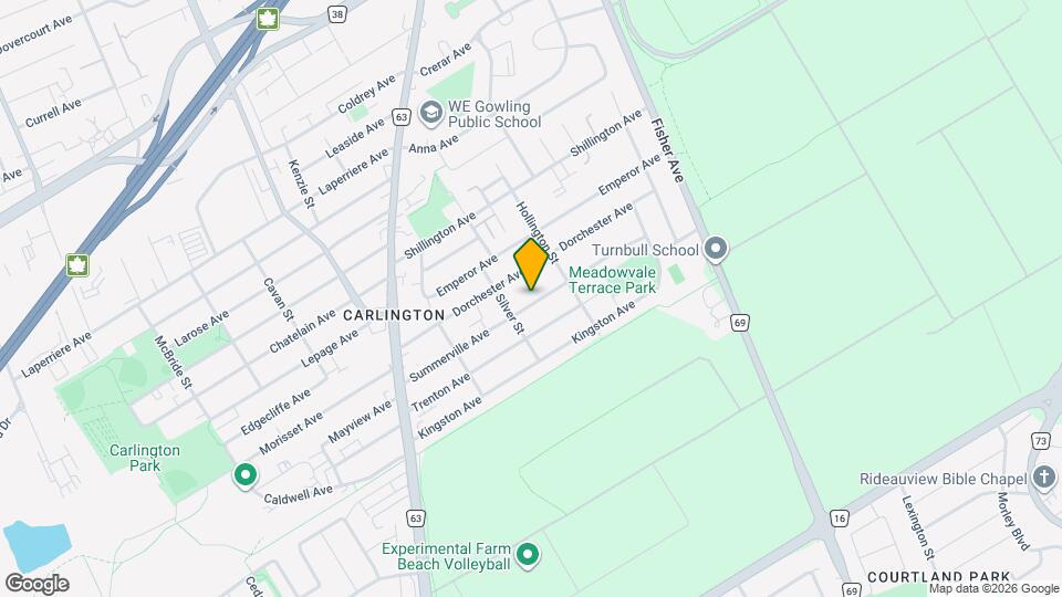 1261 Summerville Av Map and Location Details