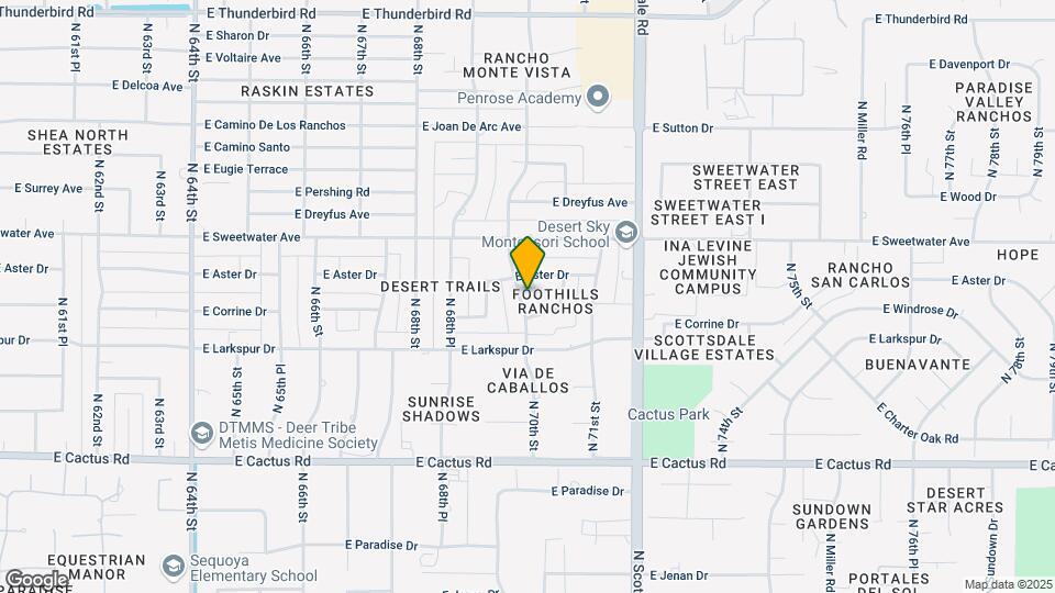 12641 N 70th St Map and Location Details