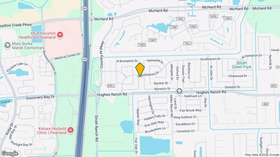 1111 E Brompton Dr Map and Location Details