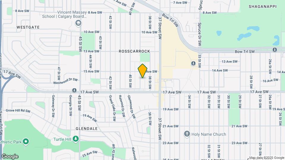 1624A 39 St SW Map and Location Details