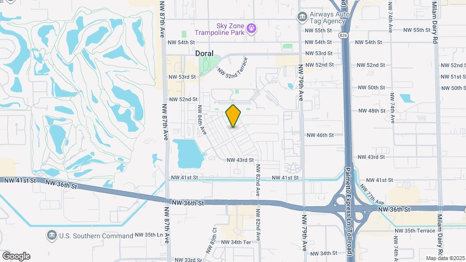 8273 NW 47th Terrace Map and Location Details