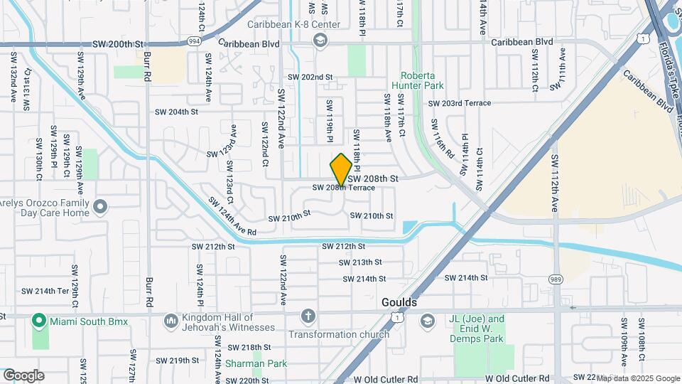 20860 SW 119th Ct Mapa y Detalles de la Ubicación