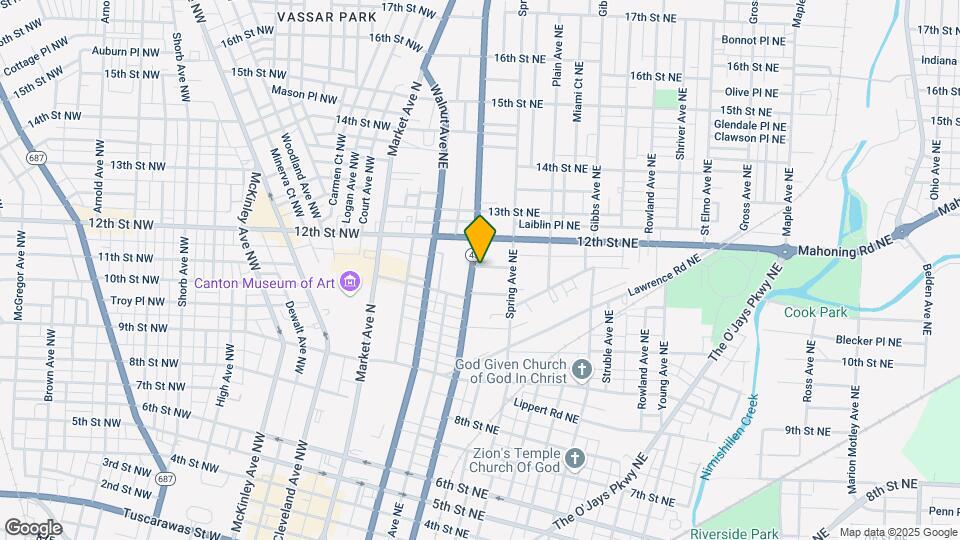 2016 20th St NW Map and Location Details