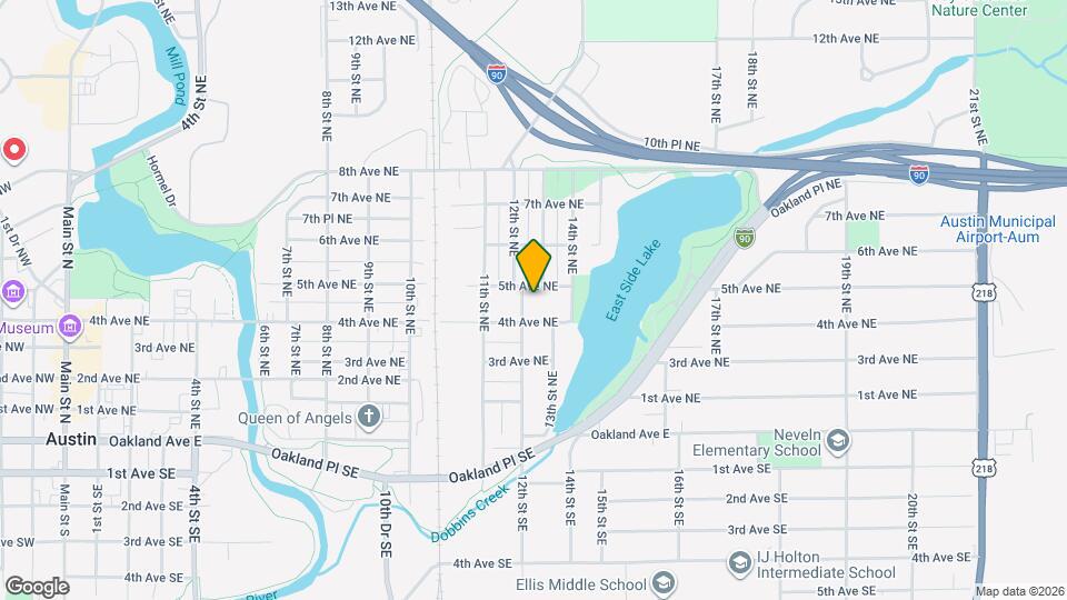 504 12th St NE Map and Location Details