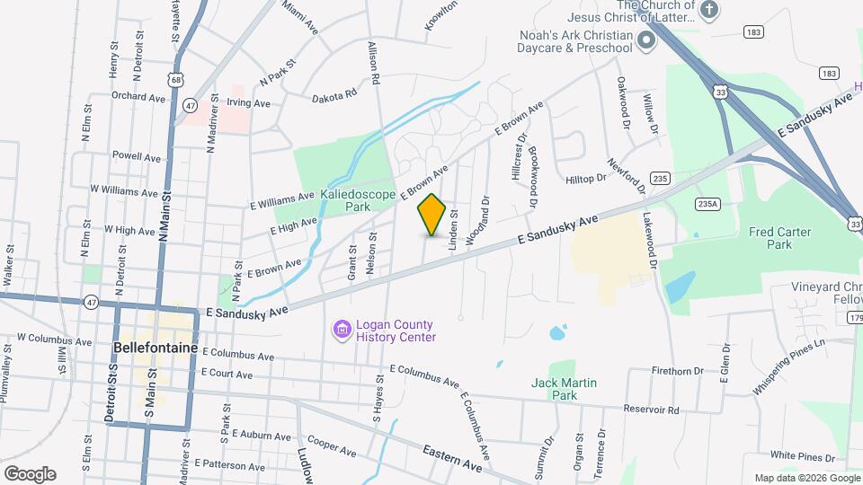 636 Oakland Ave Map and Location Details