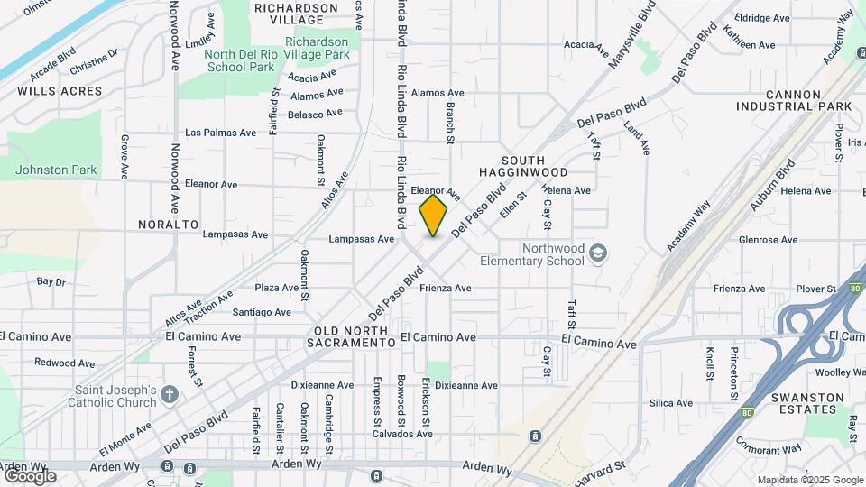 2625 Del Paso Blvd Mapa y Detalles de la Ubicación