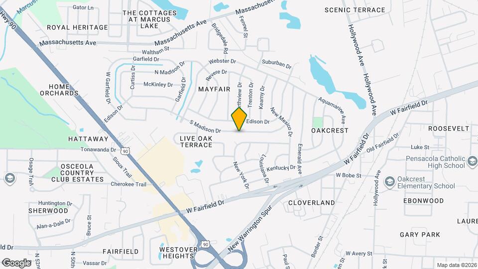 901 S Madison Dr Map and Location Details