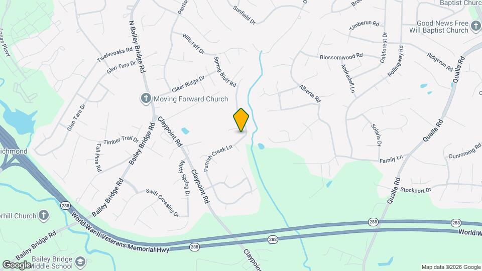 11412 Parrish Creek Ln Map and Location Details