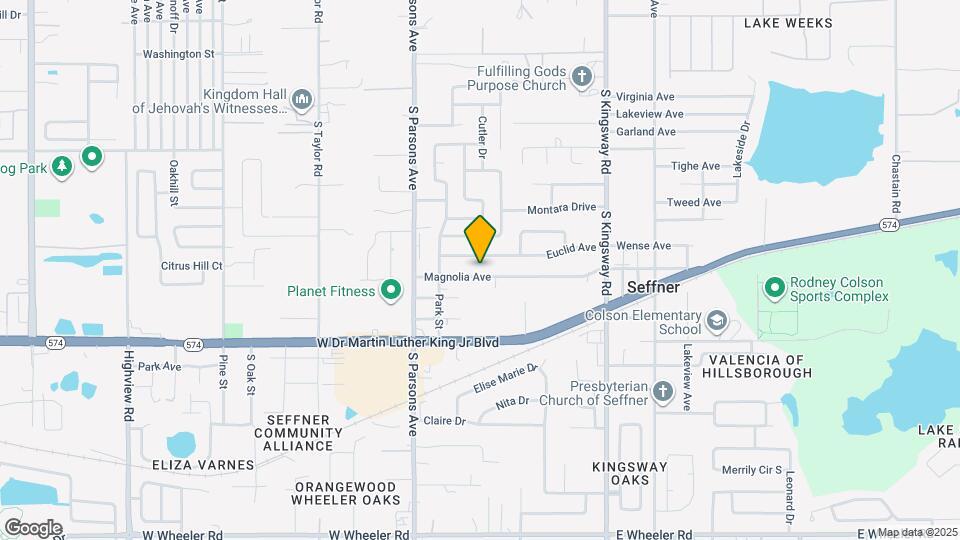 415 Magnolia Ave Map and Location Details