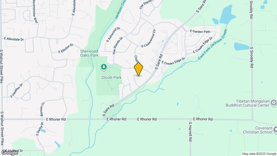 2525 E Clay Ct Map and Location Details