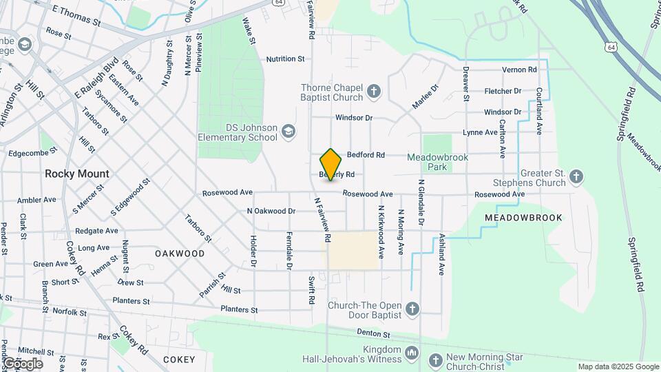 1416 Rosewood Ave Map and Location Details