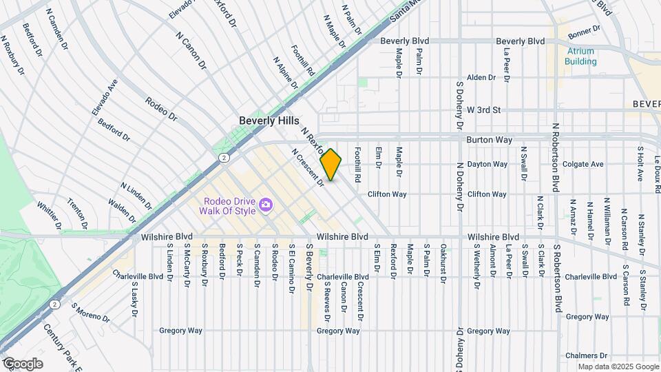 250 N Crescent Dr Map and Location Details