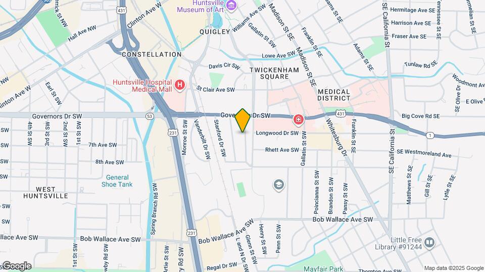 2014 Sewanee Rd SW Map and Location Details