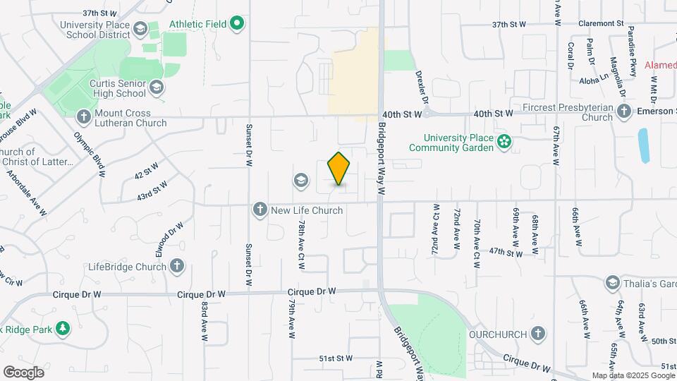 7605 44th St W Map and Location Details