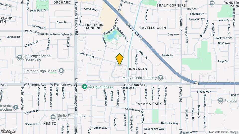 1220 Crescent Terrace Map and Location Details