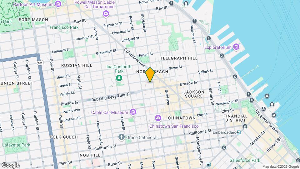 1325-1345 Stockton St Map and Location Details