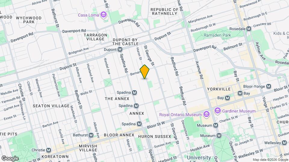 584 Huron St Map and Location Details