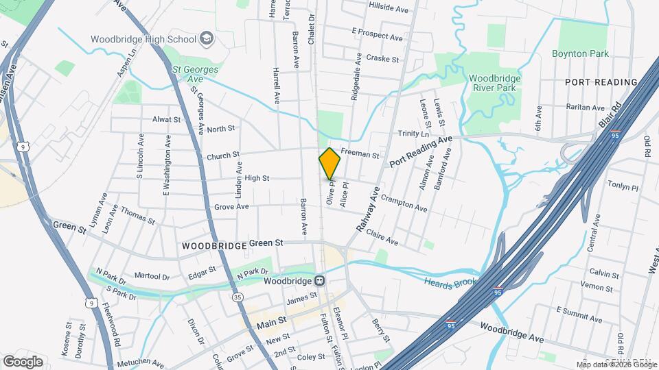 539 Olive Pl Map and Location Details