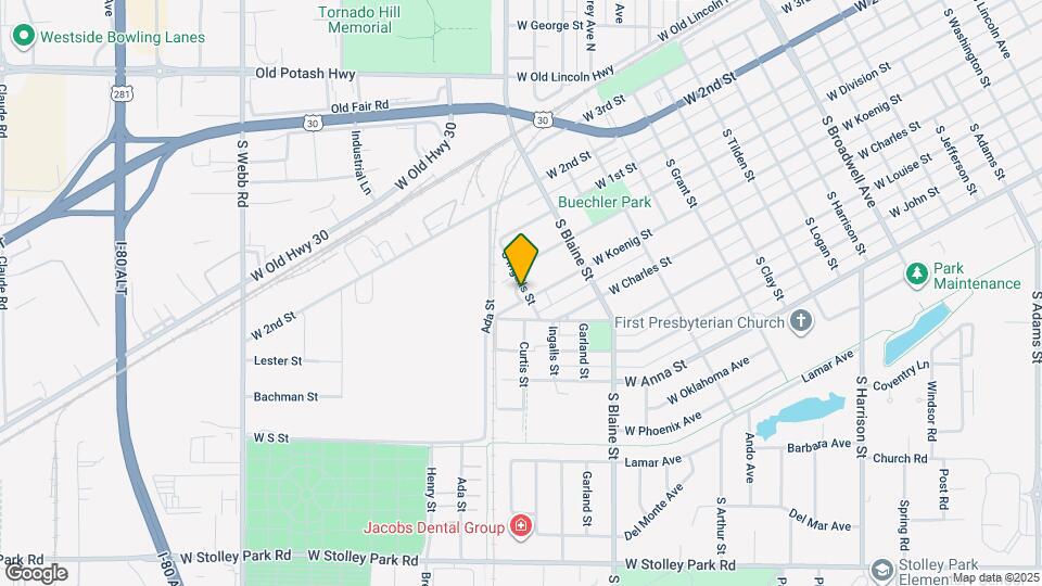 216 S Ingalls St Map and Location Details