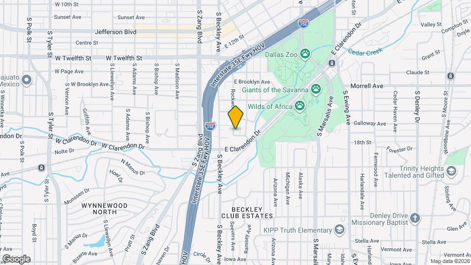 1026 Rockwood St Map and Location Details