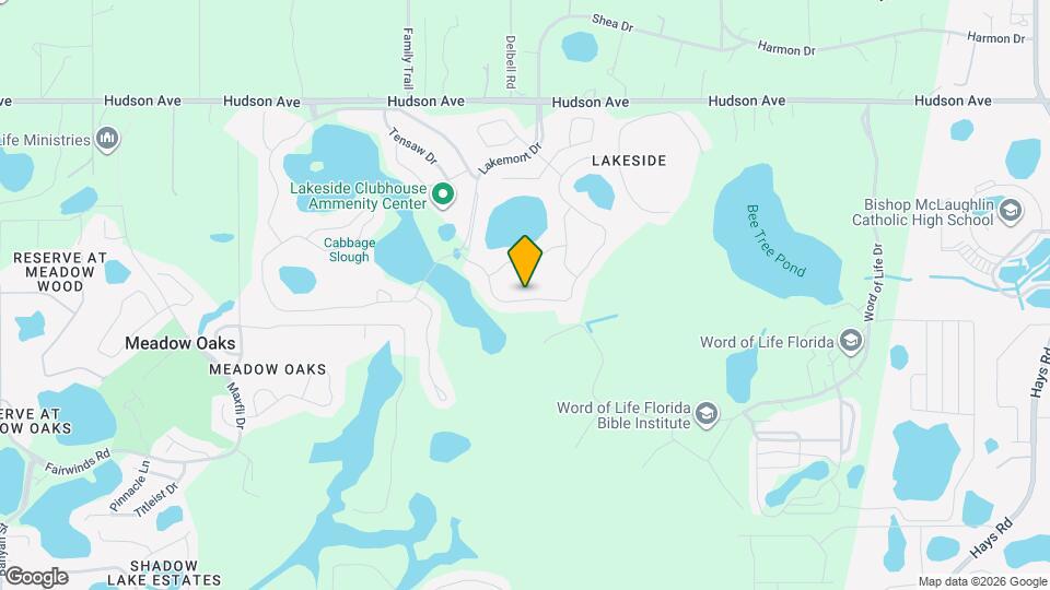 13363 Crest Lake Dr Map and Location Details