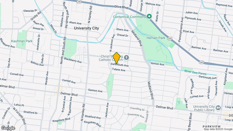 7344-2 Dartmouth Ave, Unit 2nd Fl Map and Location Details