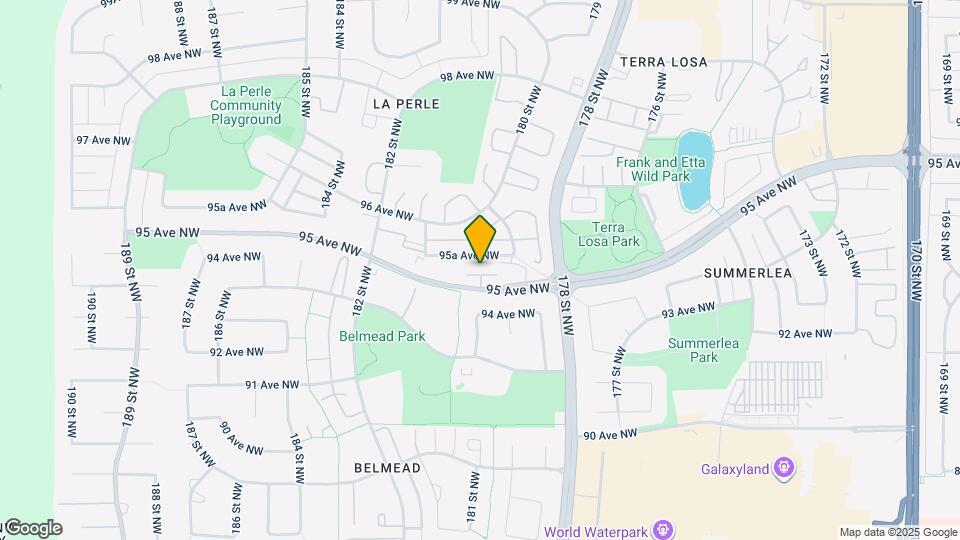 18012 95 Av NW Map and Location Details