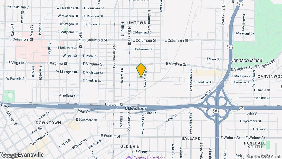 658 E Franklin St Map and Location Details