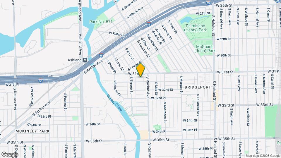 1226 W 31st Pl Map and Location Details