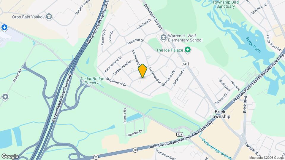 222 Elmwood Ct Map and Location Details