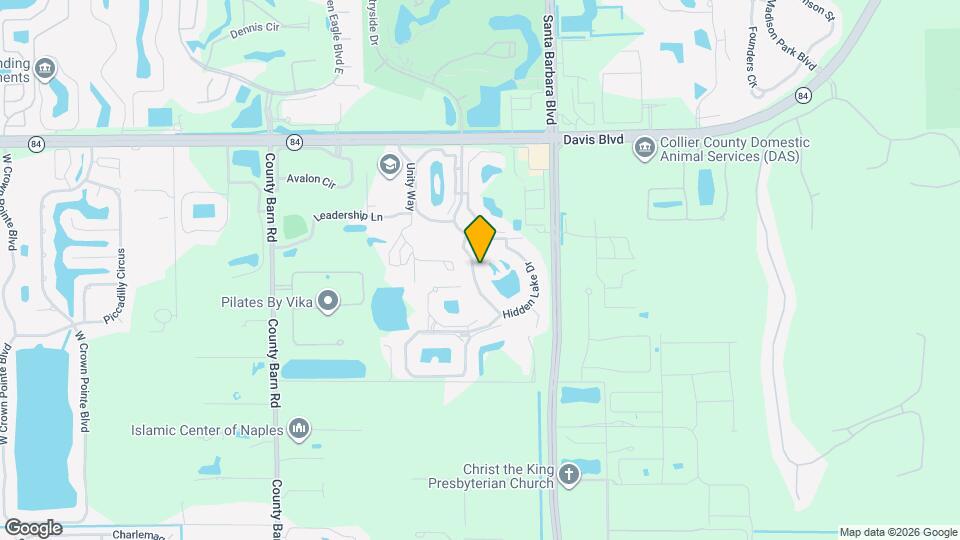 2202 Hidden Lake Dr, Unit Naples Mapa y Detalles de la Ubicación