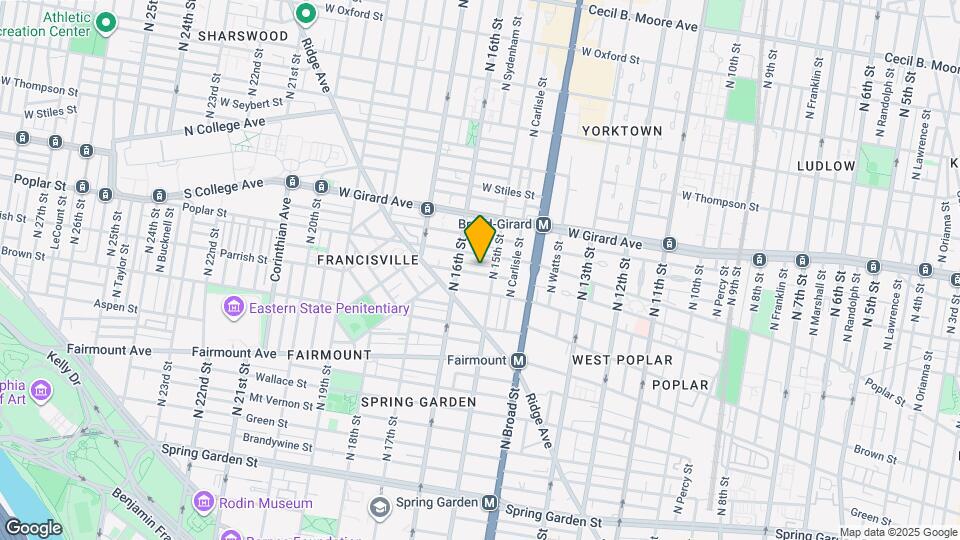 1519 Ogden St, Unit 1 Mapa y Detalles de la Ubicación