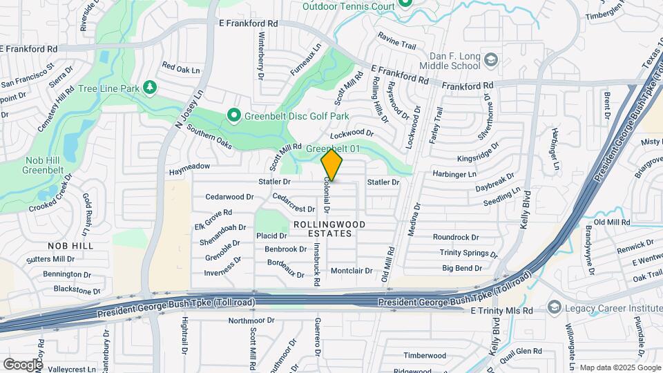 2202 Statler Dr Map and Location Details
