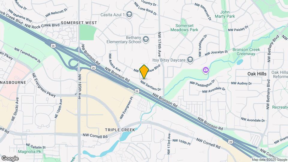 17585 NW Santiam Dr Map and Location Details