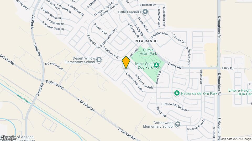 9585 E Paseo Juan Tabo Map and Location Details