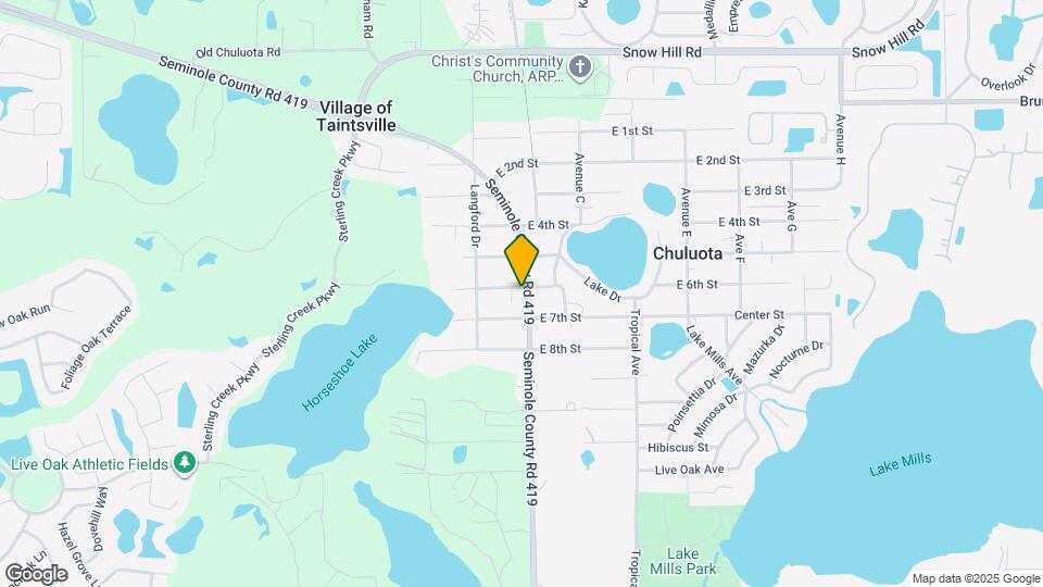 607 S County Rd 419 Map and Location Details