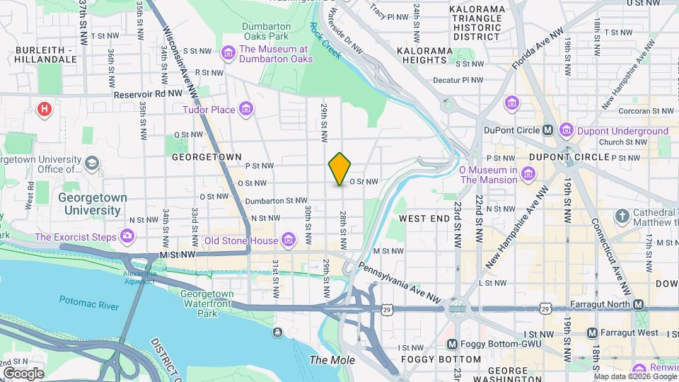 1340 28th St NW Map and Location Details
