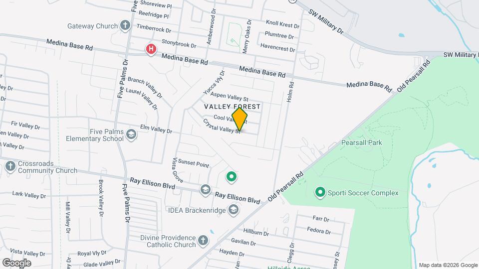 5522 Crystal Valley St Mapa y Detalles de la Ubicación