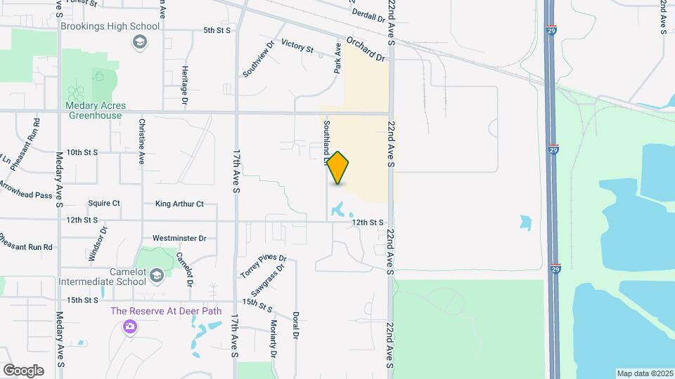 1025 Southland Ln Map and Location Details
