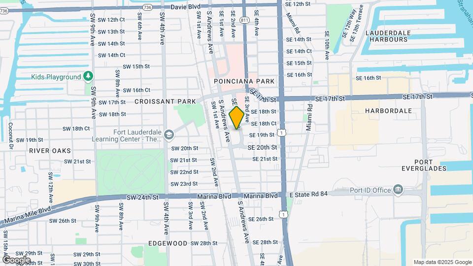 1843-1847 SE 1st Ave Map and Location Details