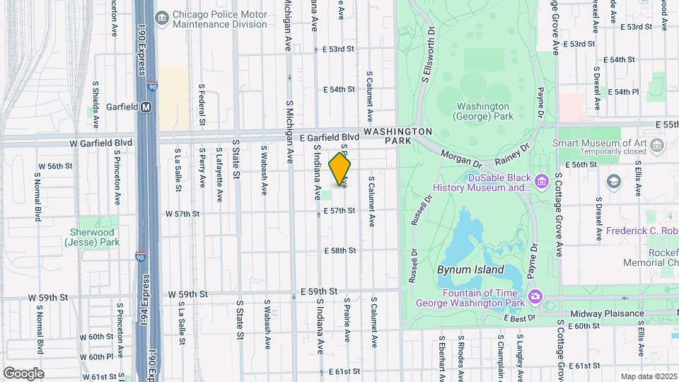 5630 S Prairie Ave Map and Location Details