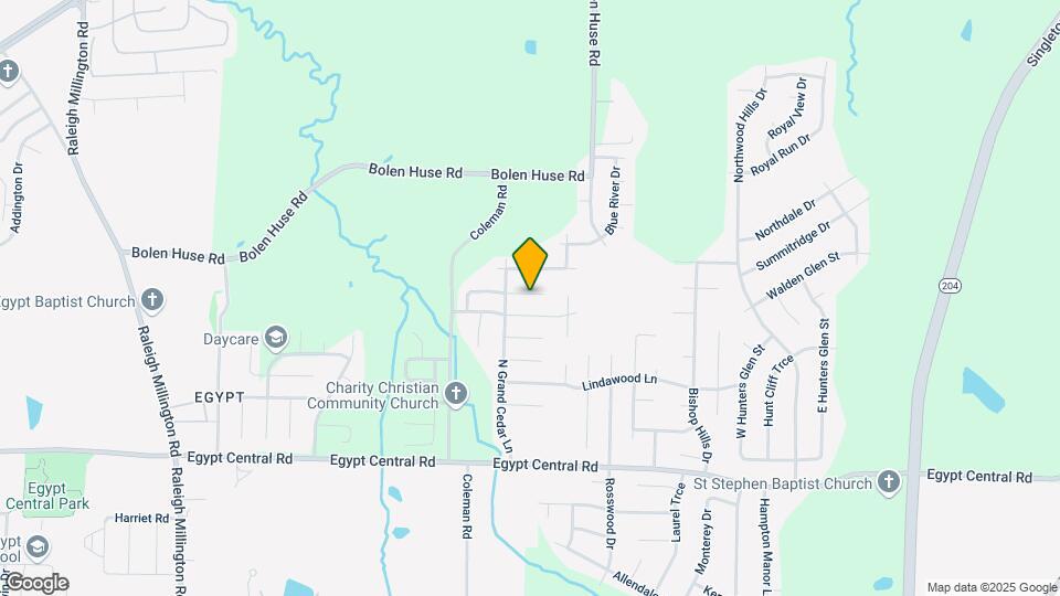 4537 Cedar Ridge Cove Map and Location Details