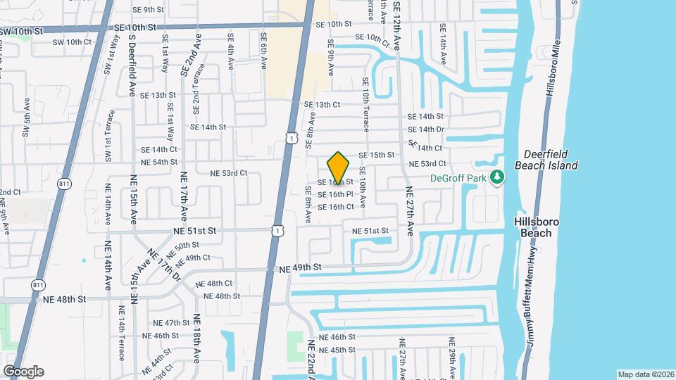 909 SE 16th Pl Map and Location Details