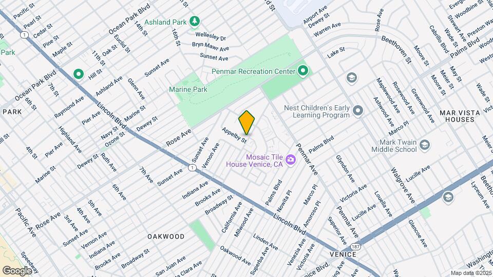 836 Appelby St Map and Location Details