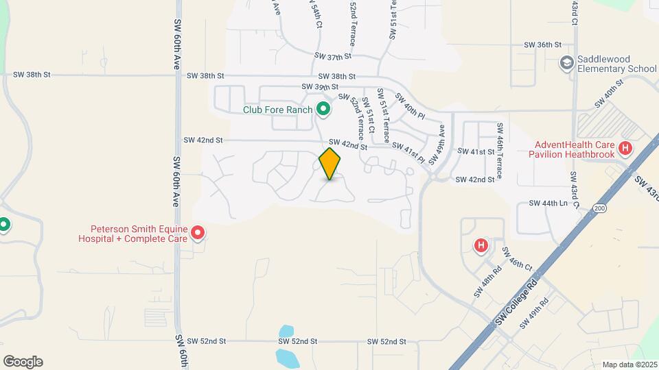 4555 SW 52nd Cir Map and Location Details