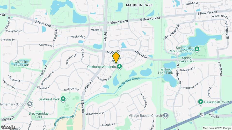 45 S Oakhurst Dr Map and Location Details