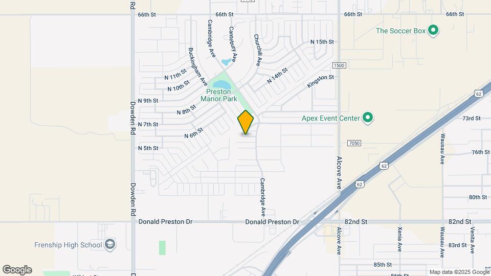831 N 6th Cir Map and Location Details