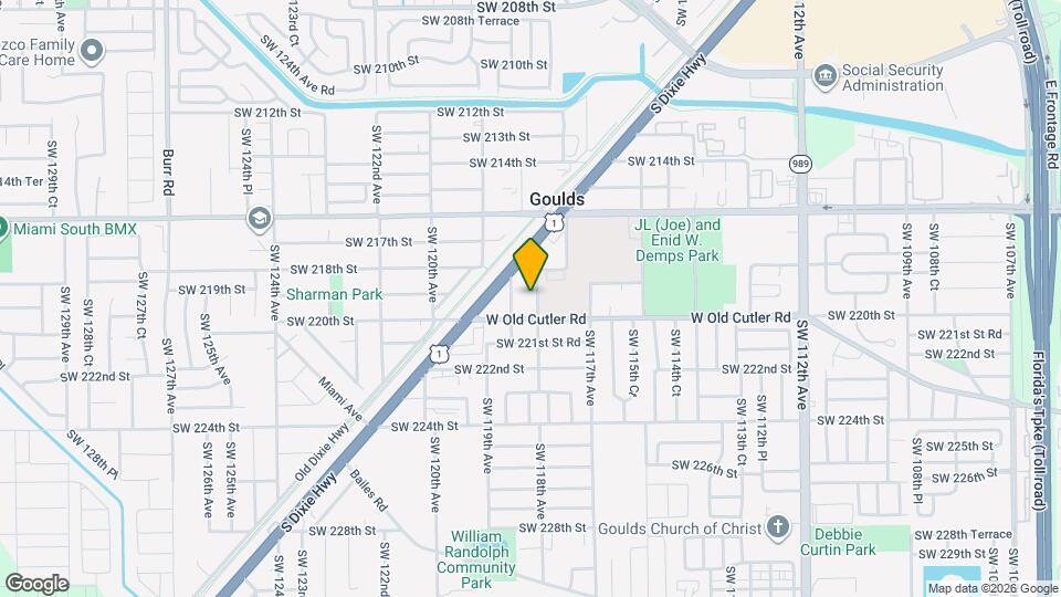 21910 SW 118th Ave Mapa y Detalles de la Ubicación