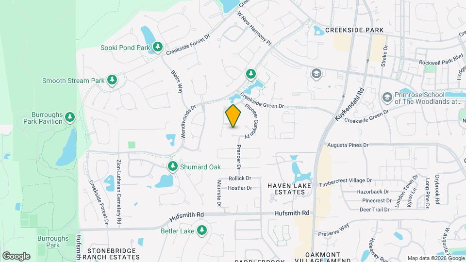 126 Pioneer Canyon Pl Map and Location Details